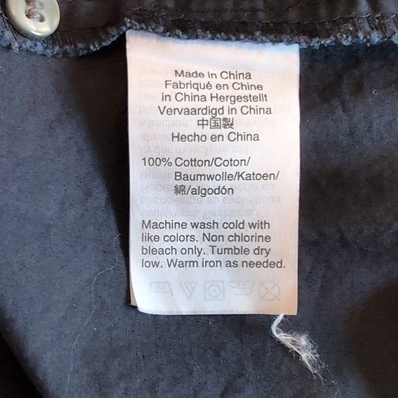 J. Crew Women's 100% Cotton Midi Shirt Dress Navy Blue Size 8 Classic Preppy - Picture 8 of 8